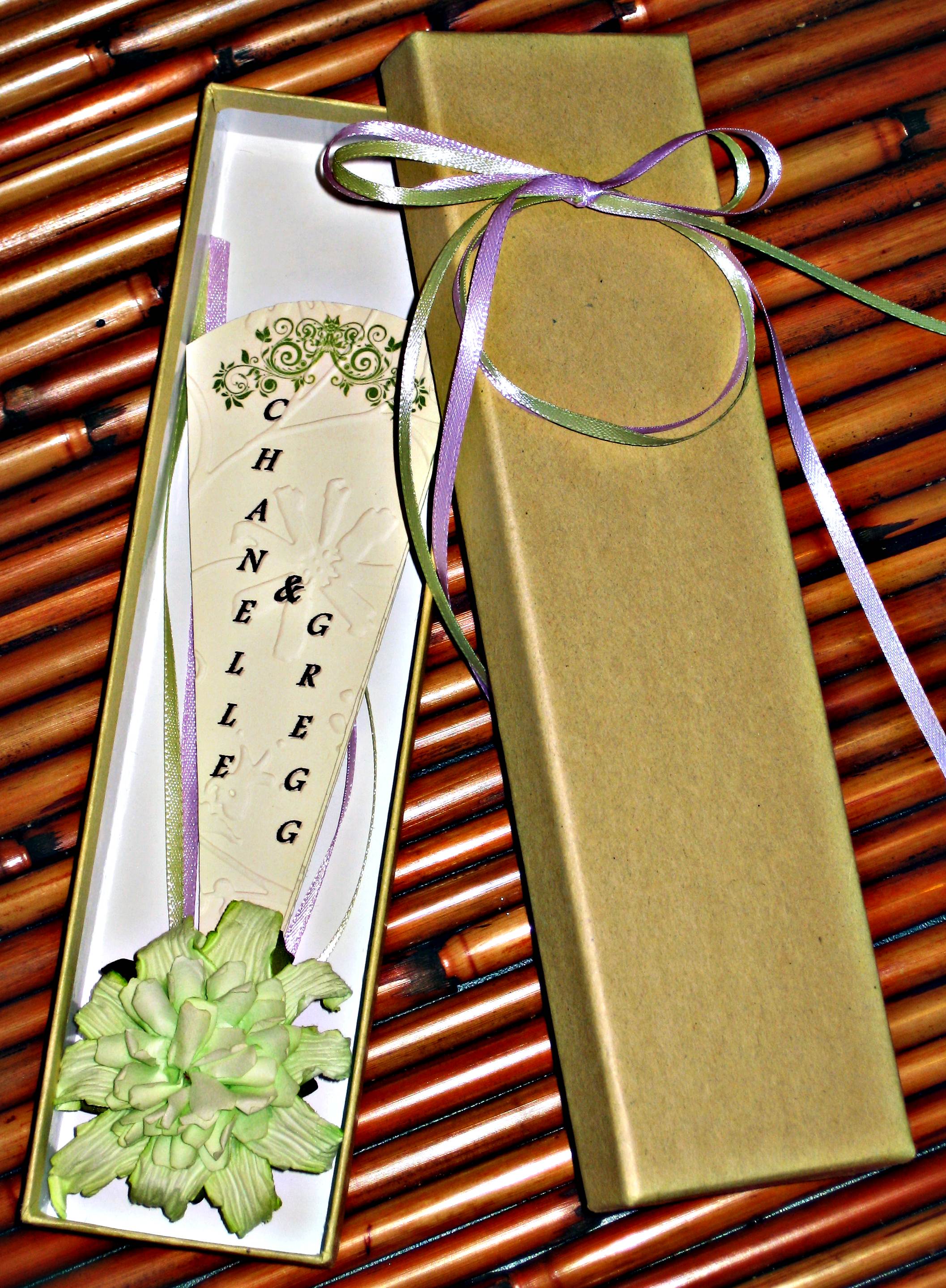 Wedding Fan Invitation