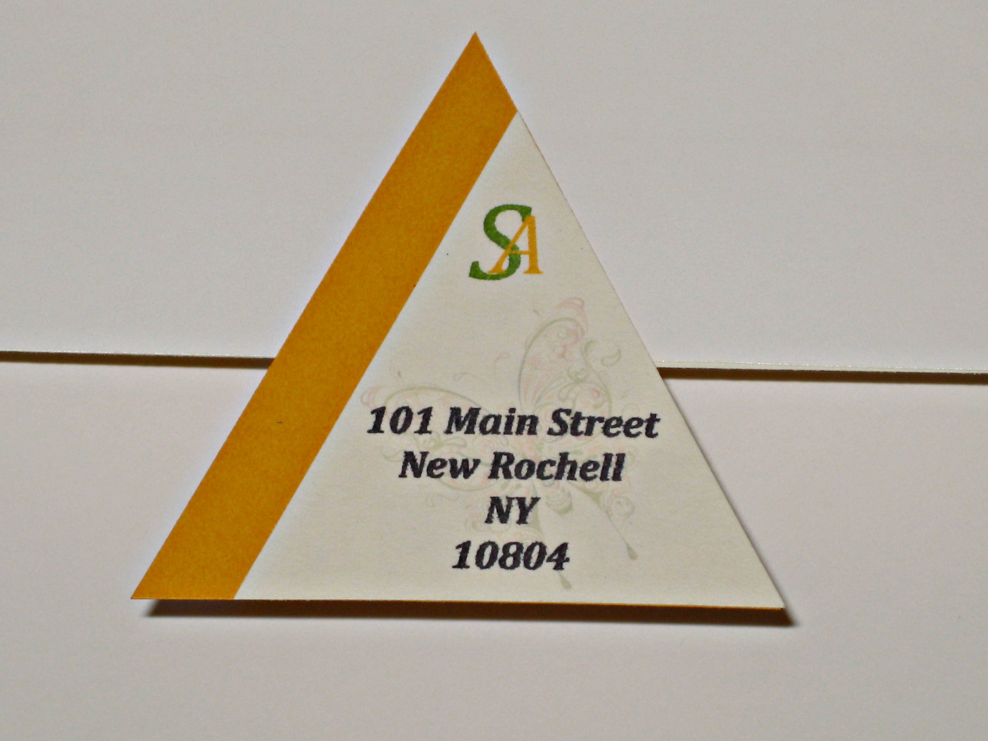 triangle bat mitzvah